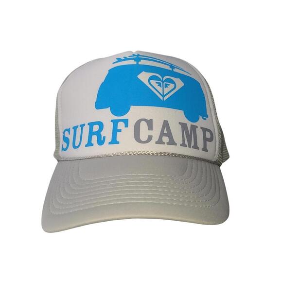 Other - Surf Camp Trucker Hat - Vibrant Blue Design - Used